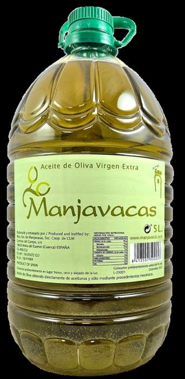 ACEITE OLIVA VIRGEN EXTRA MANJAVACAS 5L.